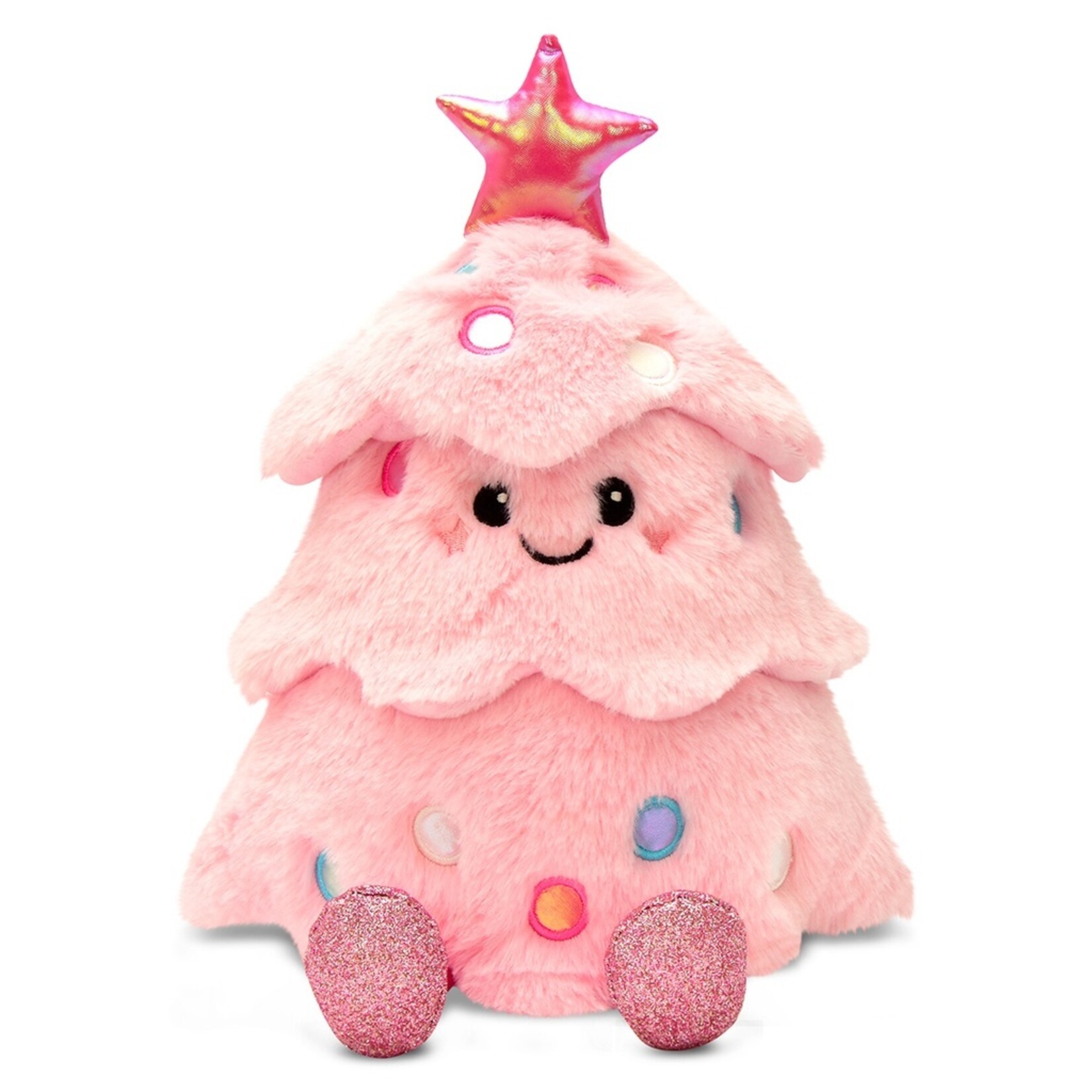 Iscream Iscream Glitter Pink Christmas Tree Plush