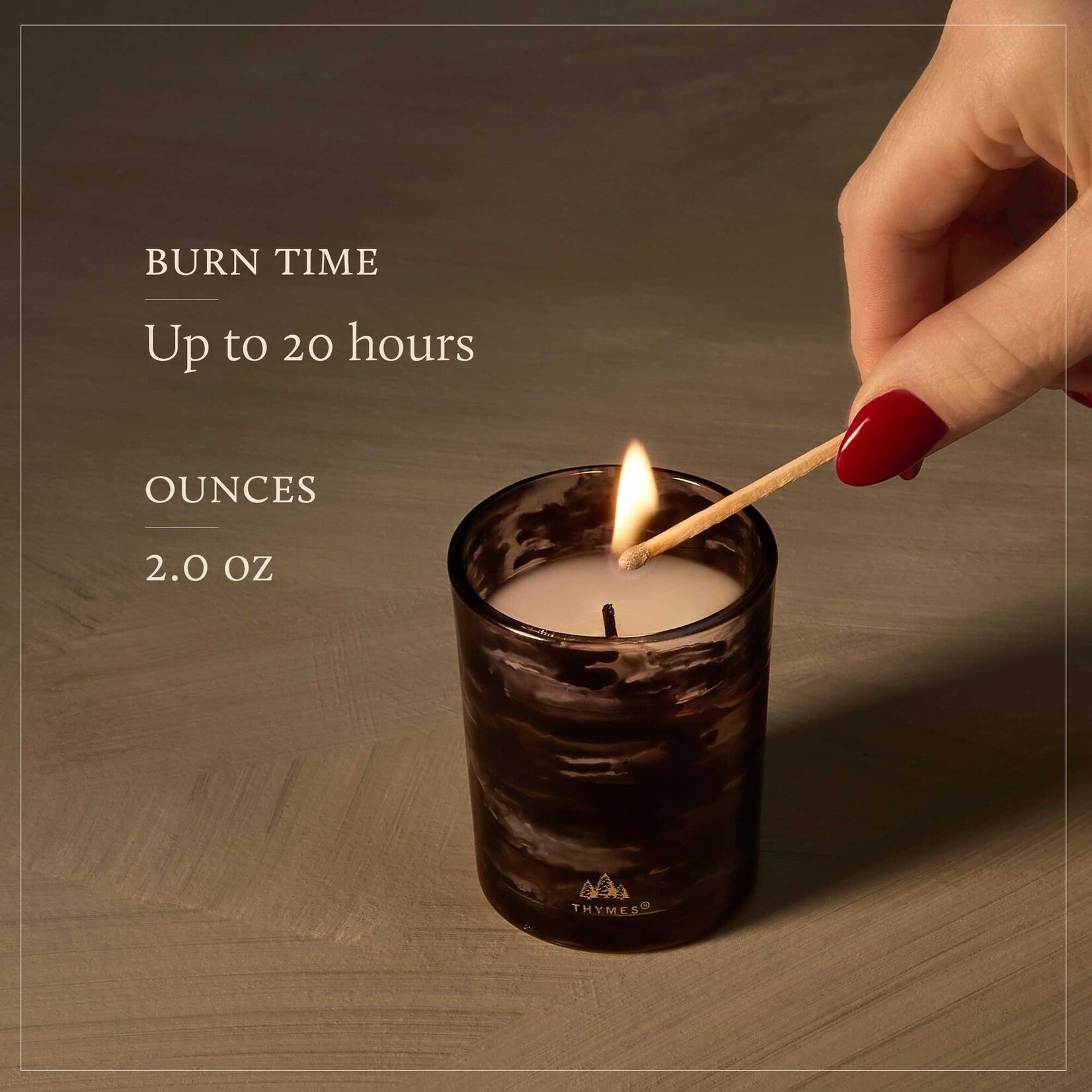 Thymes Thymes Noir Woods Votive Candle