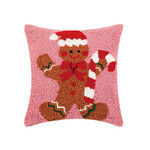 Peking Handicraft Gingerbread Man Hook Pillow 10x10