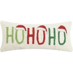 Peking Handicraft Ho Ho Ho  Hook Pillow - 8x20