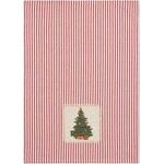 Peking Handicraft Holiday Patch Stripe Tree Dish Towel