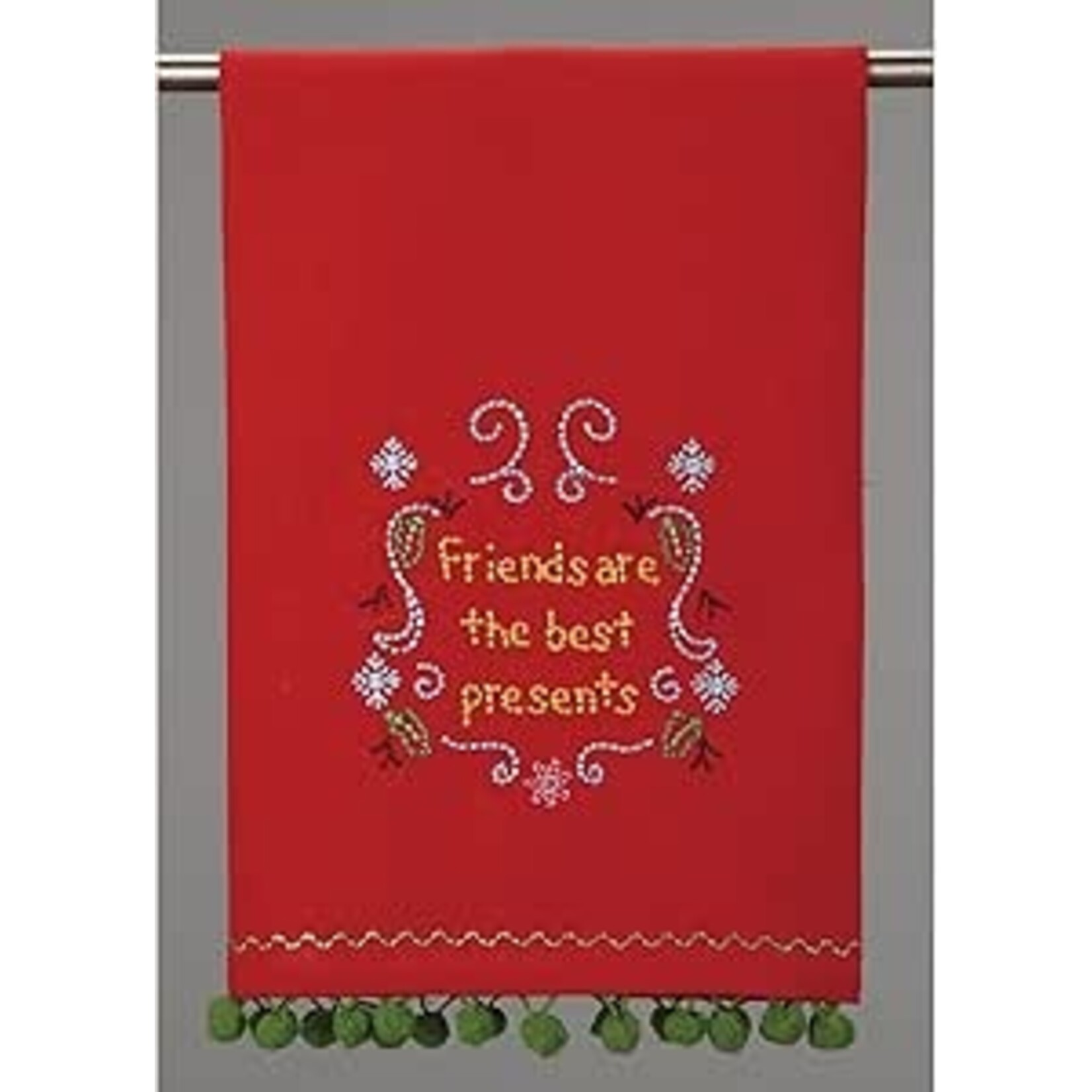 Peking Handicraft Best Present with Pom Pom Dish Towel