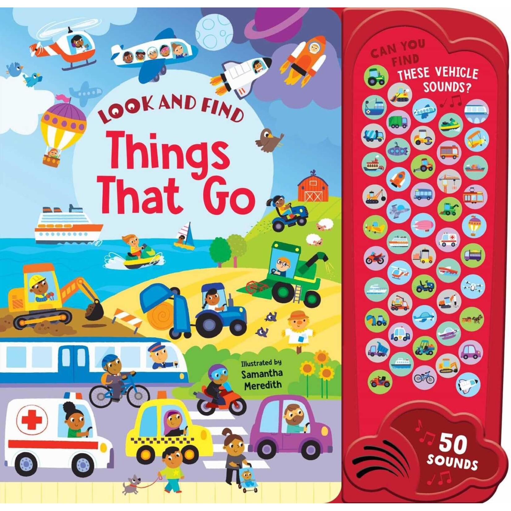 Simon and Schuster Things That Go: 50 Button Sound Book