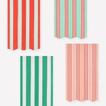 Meri Meri Meri Meri Festive Stripe Guest Towels - Set of 16
