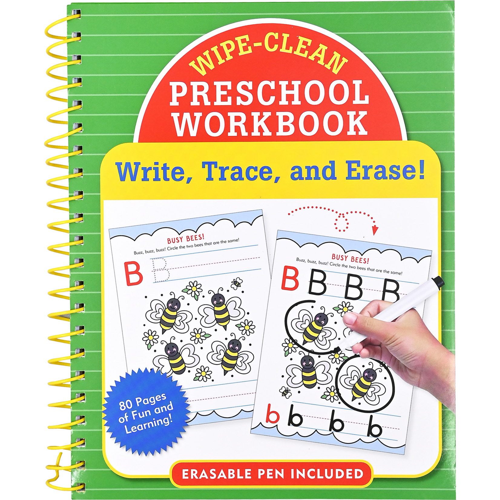 Peter Pauper Press Wipe-Clean Preschool Workbook