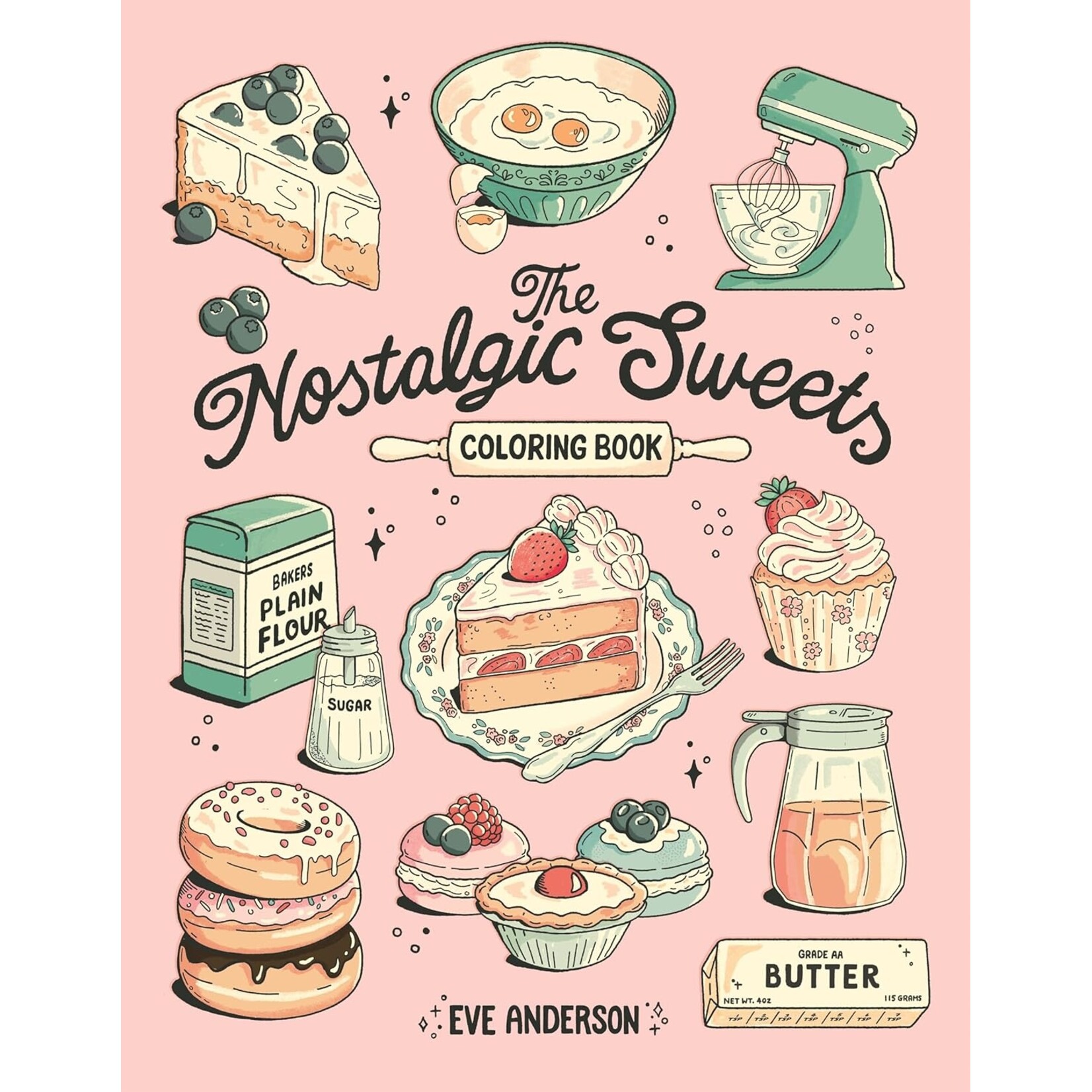 MPS The Nostalgic Sweets Coloring Book