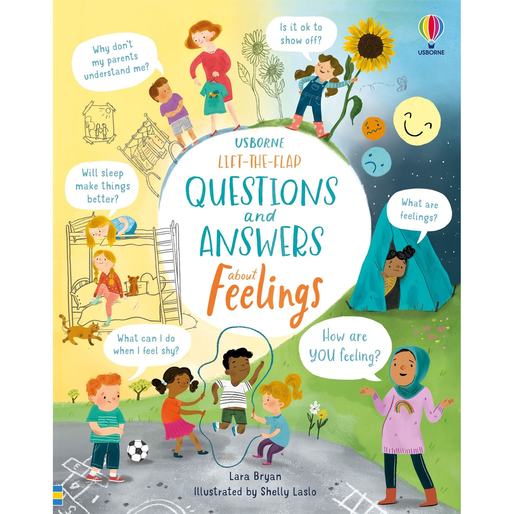 Usborne Publishing Lift the Flap Questions and Answers about Feelings