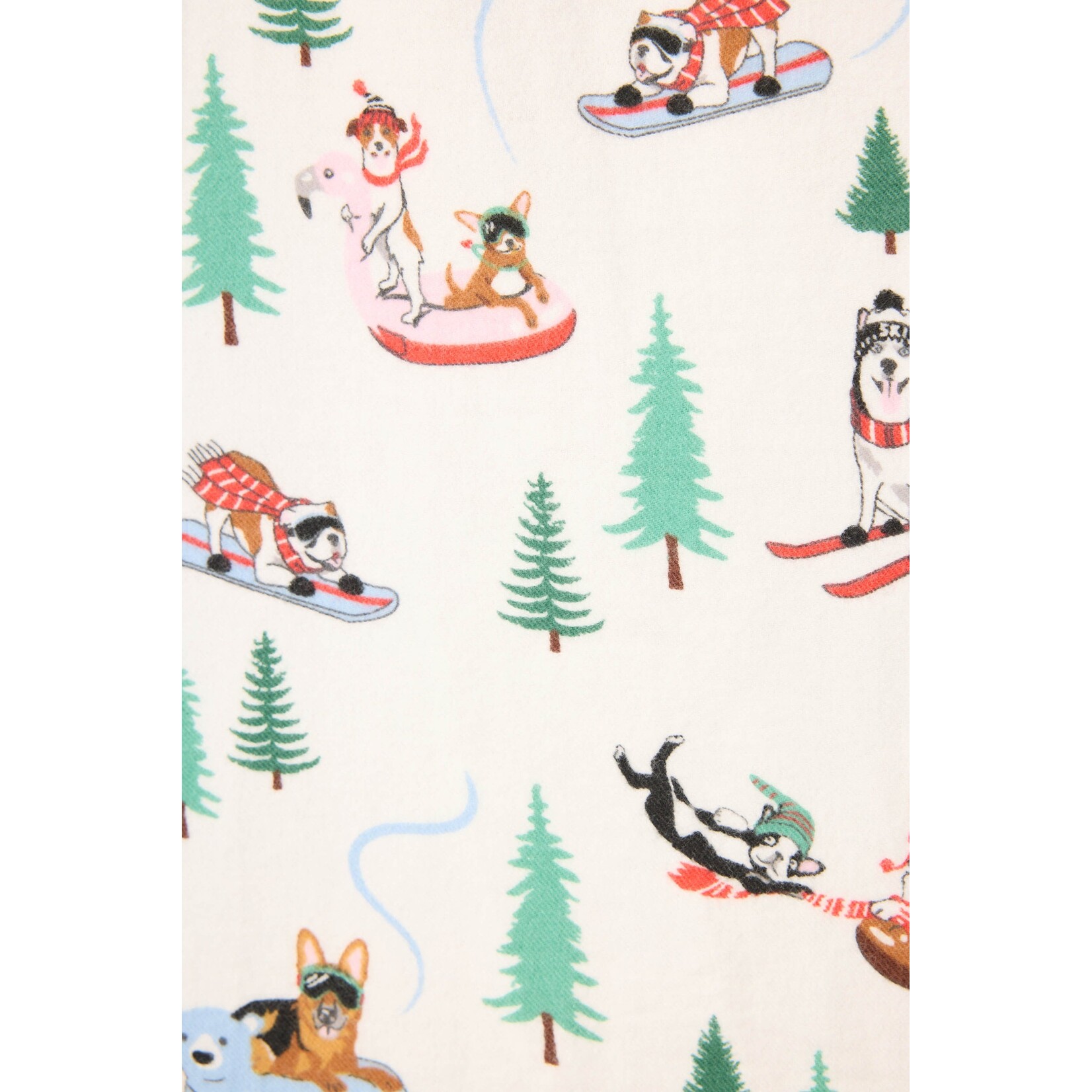 P.J. Salvage P.J. Salvage Sleigh All Day 3-Piece Flannel PJ Set