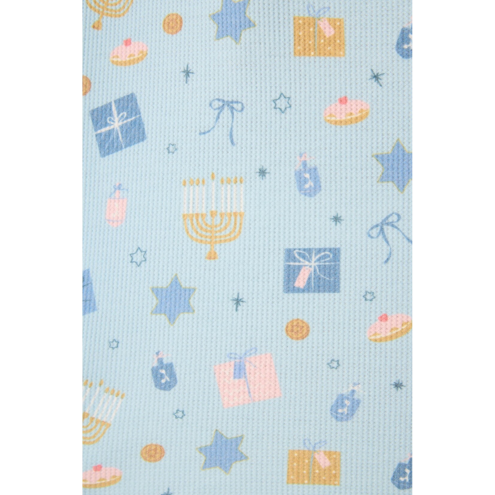 P.J. Salvage P.J. Salvage Boyfriend Boxer Hanukkah Print Shorts Set