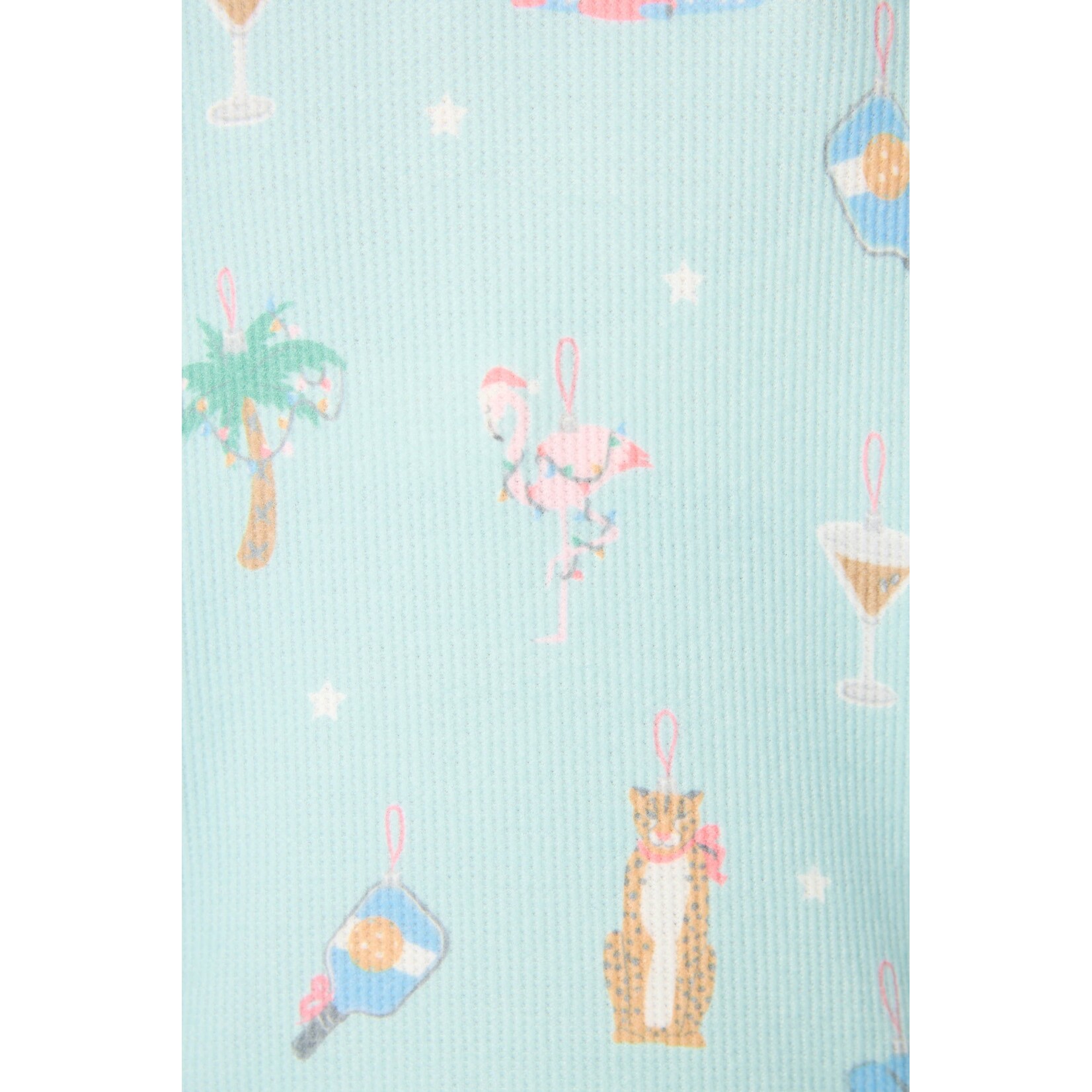 P.J. Salvage P.J. Salvage Boyfriend Boxer Ornament Print Shorts Set