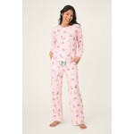 P.J. Salvage P.J. Salvage Peace & Pawlidays Dog Print Pants