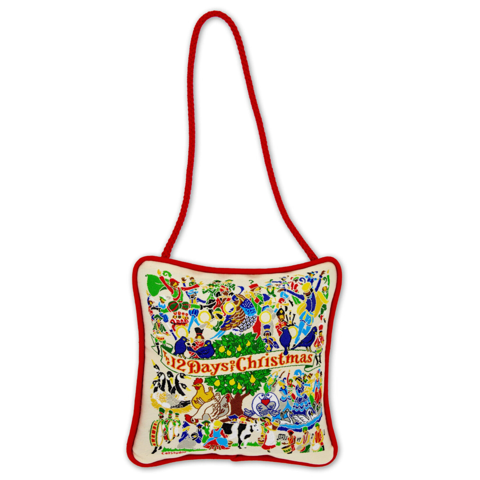 Catstudio Catstudio 12 Days of Christmas Mini Pillow Ornament
