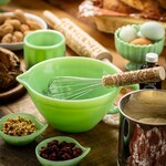 Tablecraft Jadeite Glass Collection Mixing Bowl