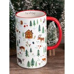 Natural Life Natural Life Latte Mug Woodland Cup of Cozy
