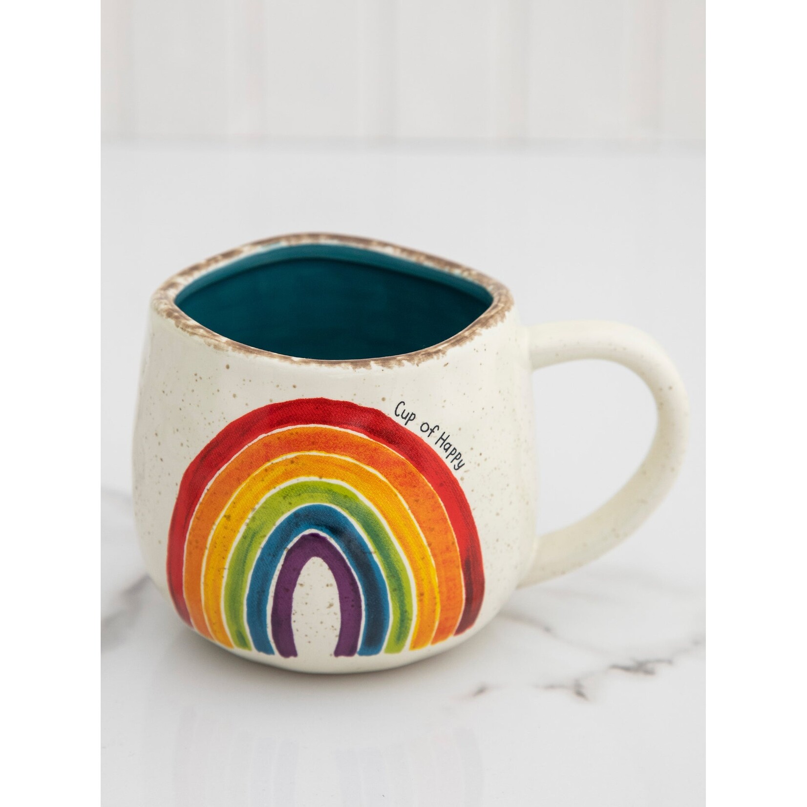 Natural Life Natural Life Stoneware Mug Cup of Happy