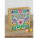 Natural Life Natural Life Tiny Block Keepsake New Friends