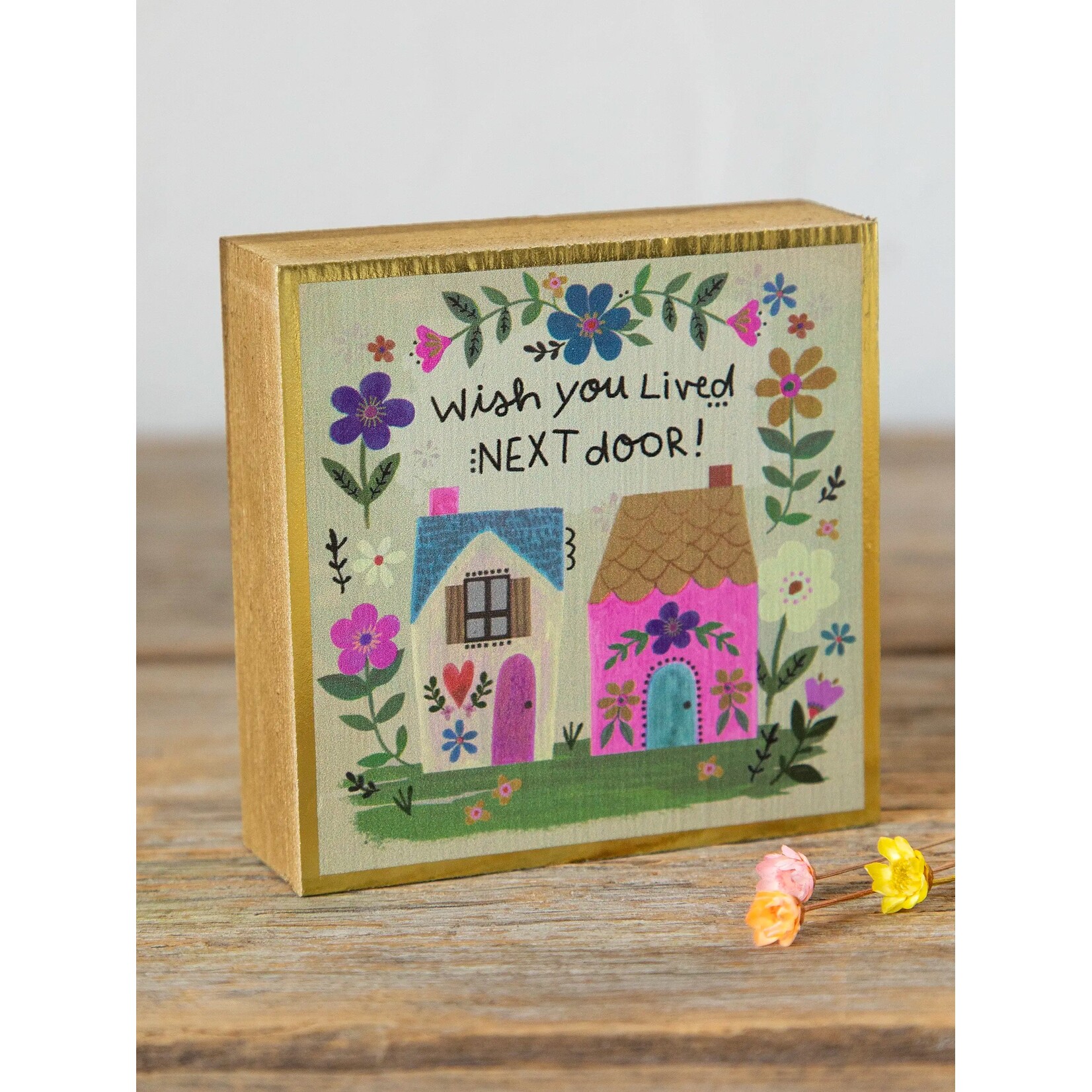 Natural Life Natural Life Tiny Block Keepsake Next Door
