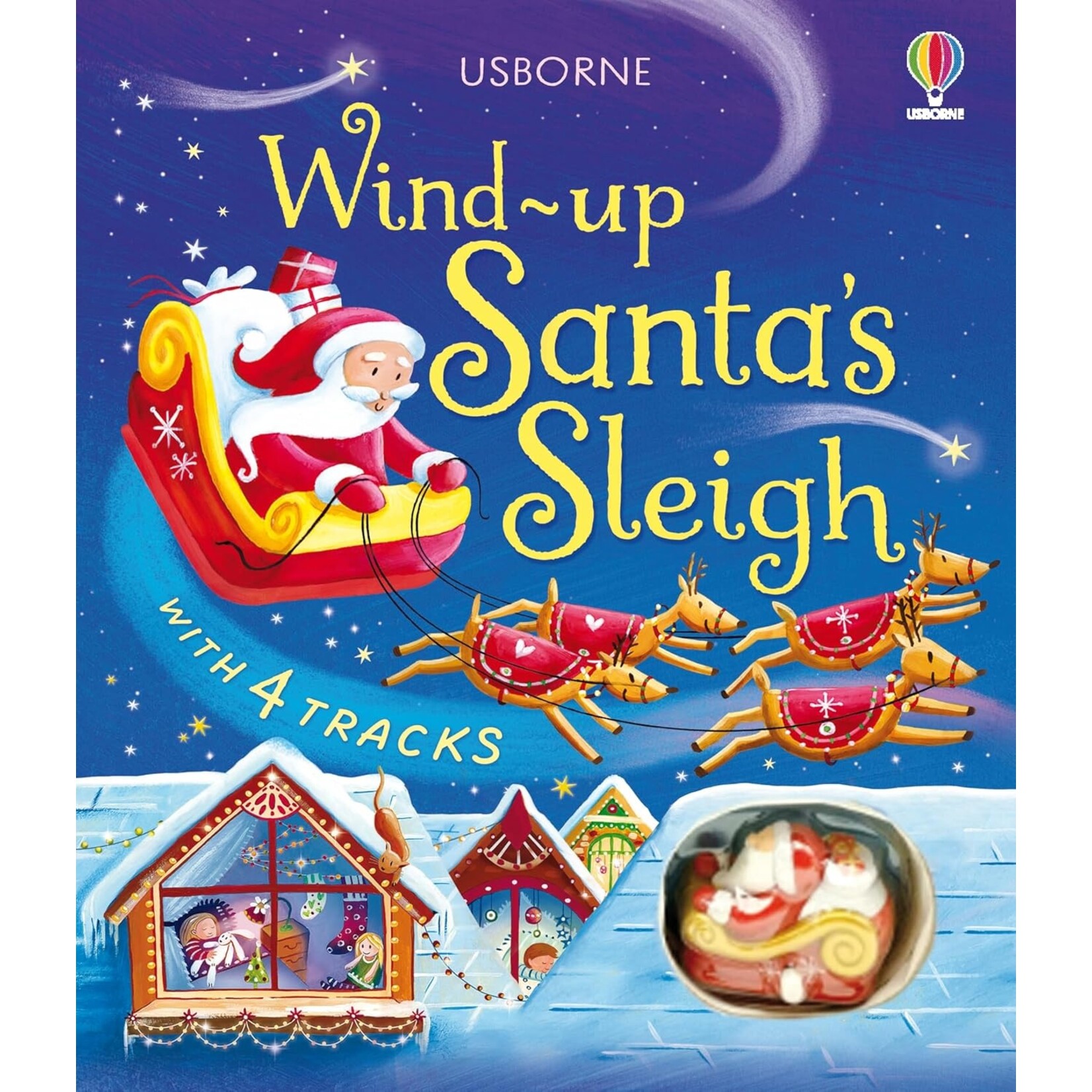 Harper Collins Wind-Up Santa's Sleigh