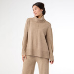 Coco+Carmen Heavenly-Luxe Cowl Neck with Rib Trim Detail