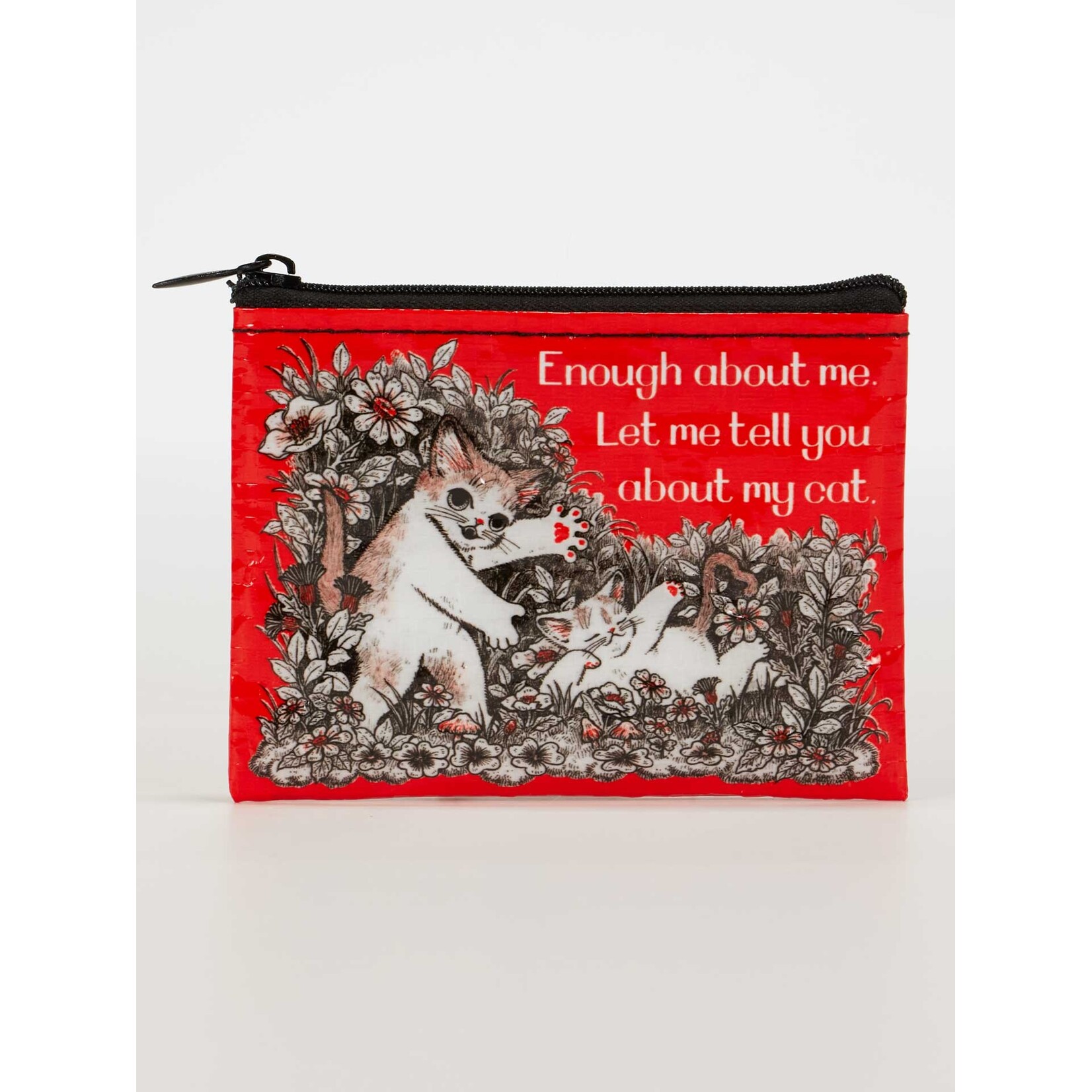 Blue Q Blue Q Tell You About Me Cat Coin Purse