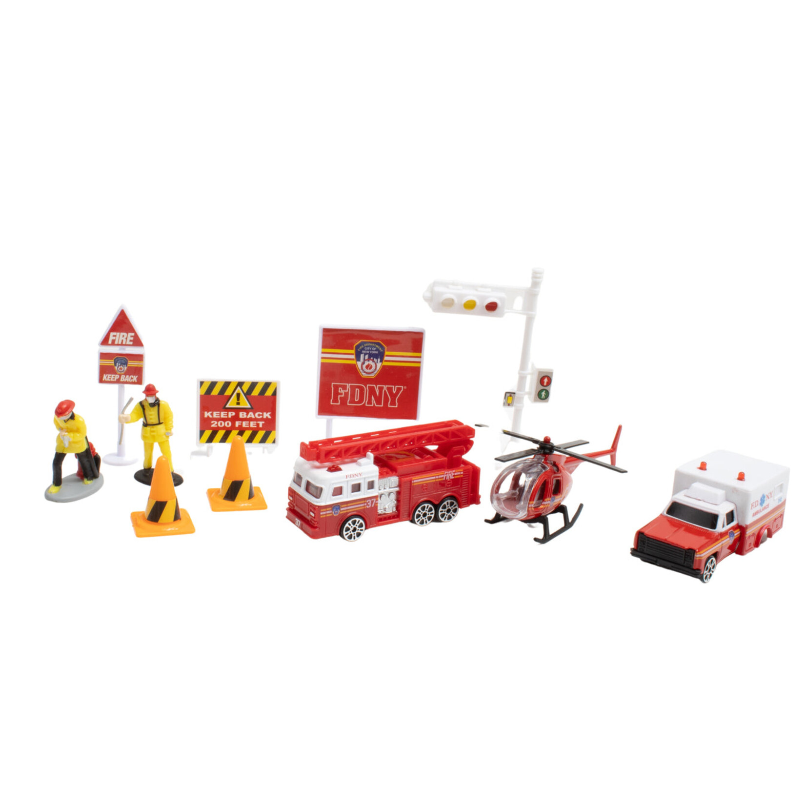Daron Worldwide Daron FDNY Deluxe 11-Piece Playset