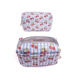 Inner Child Blue Cherry Makeup Bag Large