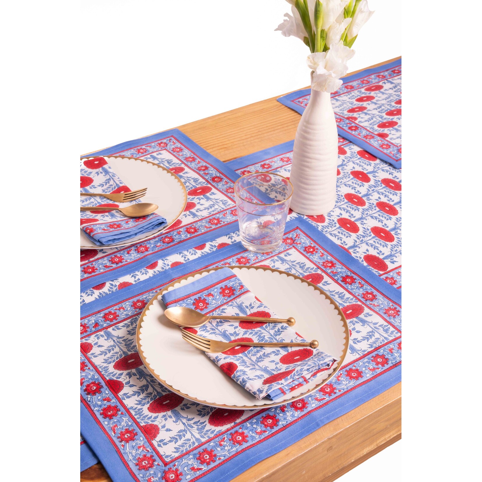 Inner Child Inner Child Blockprint Napkins Set of 4
