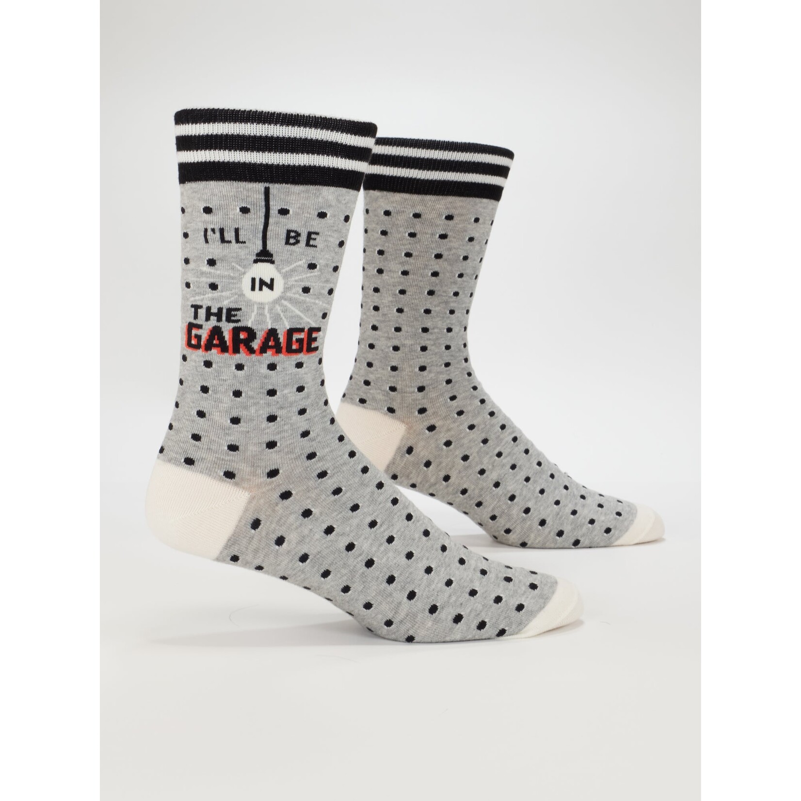 Blue Q Blue Q I'll Be In the Garage Men's Socks