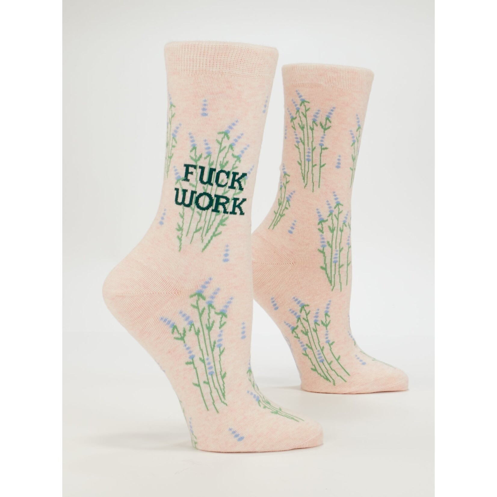 Blue Q Blue Q Fuck Work Crew Socks