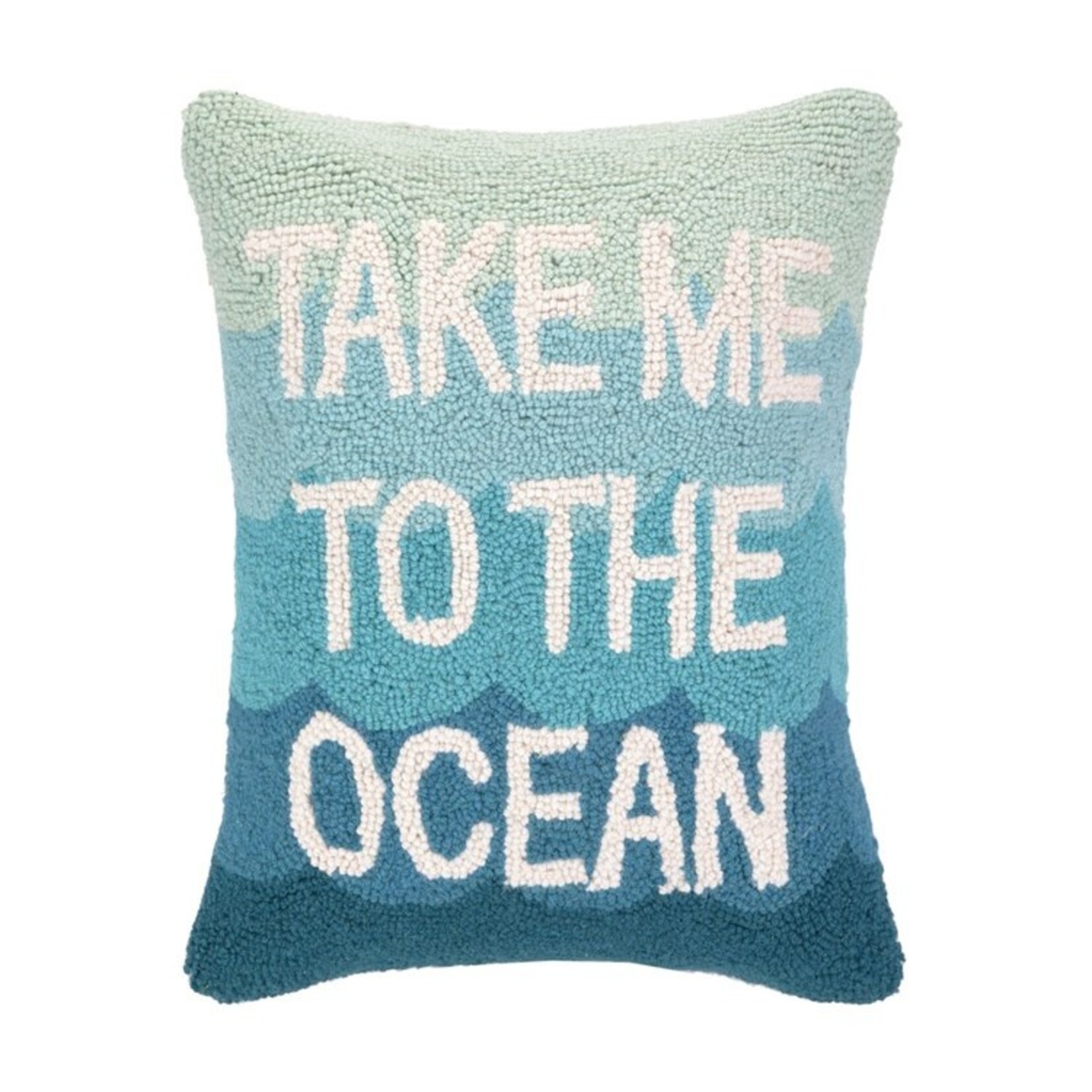 Peking Handicraft Take Me to the Ocean Hook Pillow 14" x 18"