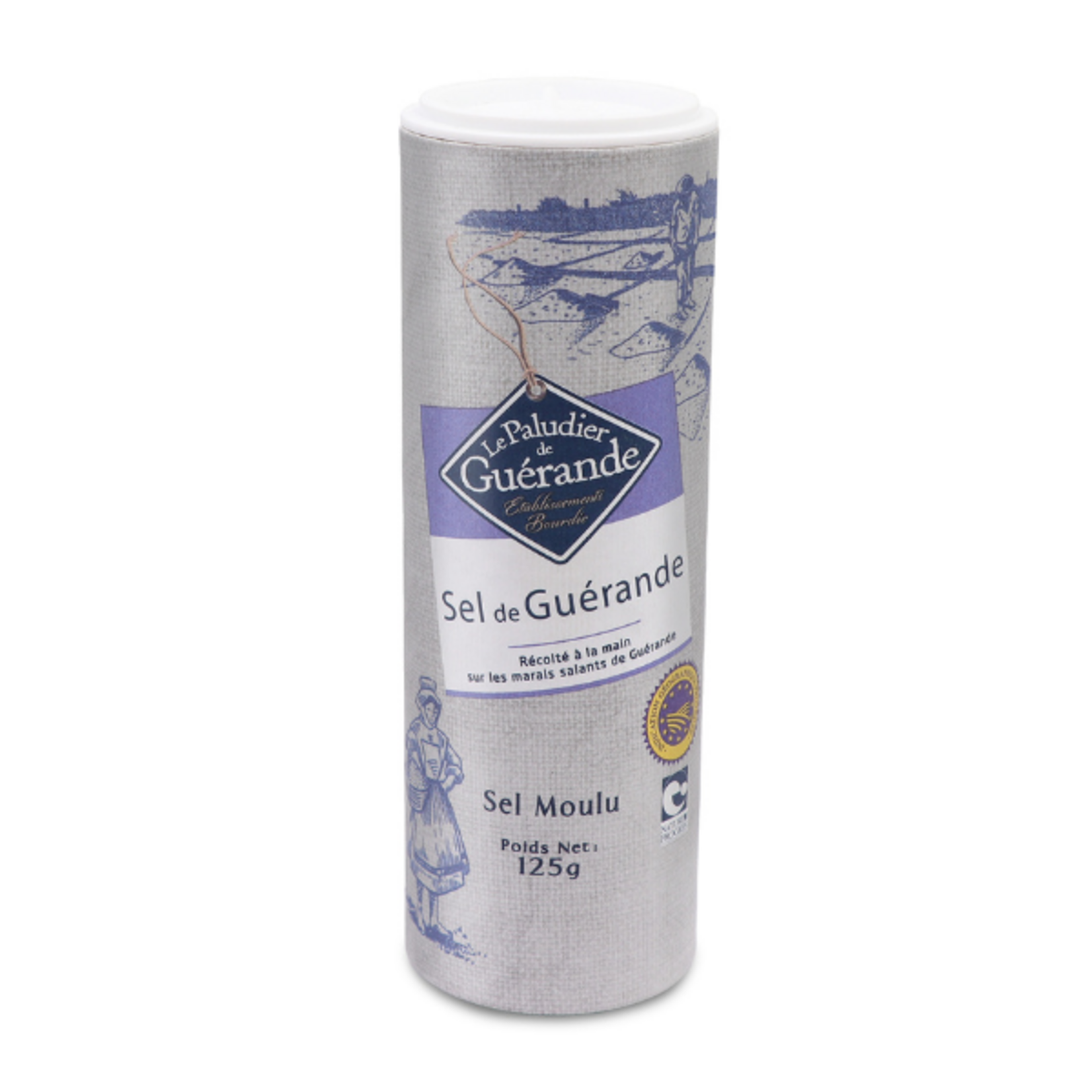The French Farm Le Paludier de Guerande Grey Salt in a Shaker 4.5oz