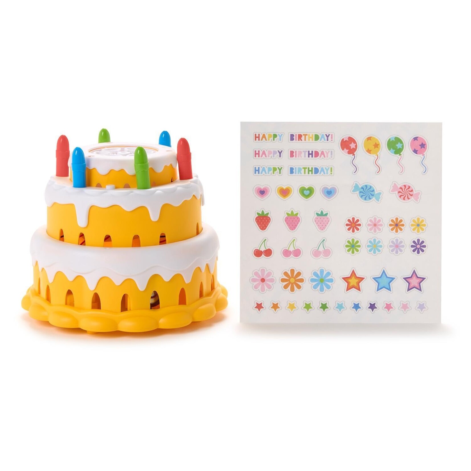 Two's Company Light Up Birthday Cake Bubble Maker
