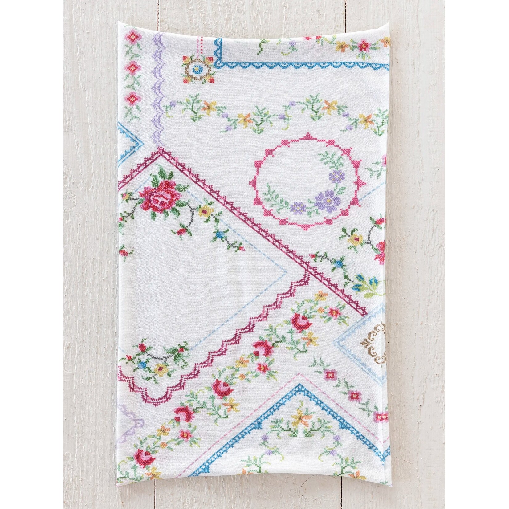 Natural Life Heirloom Cross Stitch Ivory Full Boho Bandeau® Headband