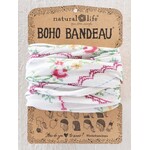 Natural Life Heirloom Cross Stitch Ivory Full Boho Bandeau® Headband