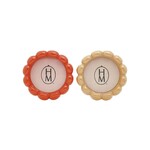 Hazel Mazel Hazel Mazel Round Resin Scalloped Frame