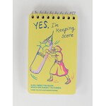 Blue Q Blue Q Yes I'm Keeping Score 3x5 Spiral Notebook