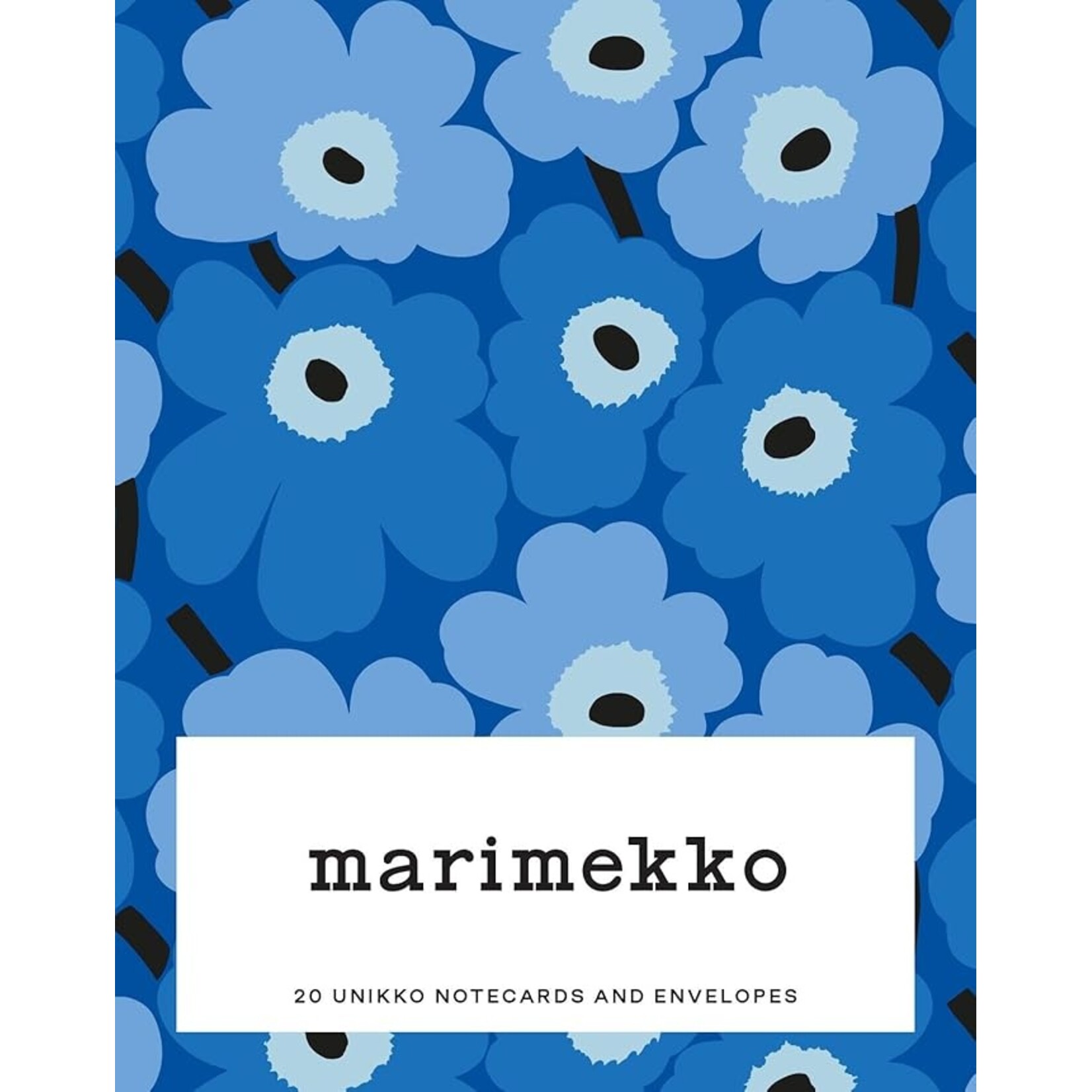 Hachette Book Group Marimekko Notes (Blues) 20 Unikko Notecards and Envelopes
