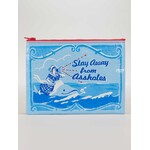 Blue Q Blue Q Stay Away From Assholes Zipper Pouch