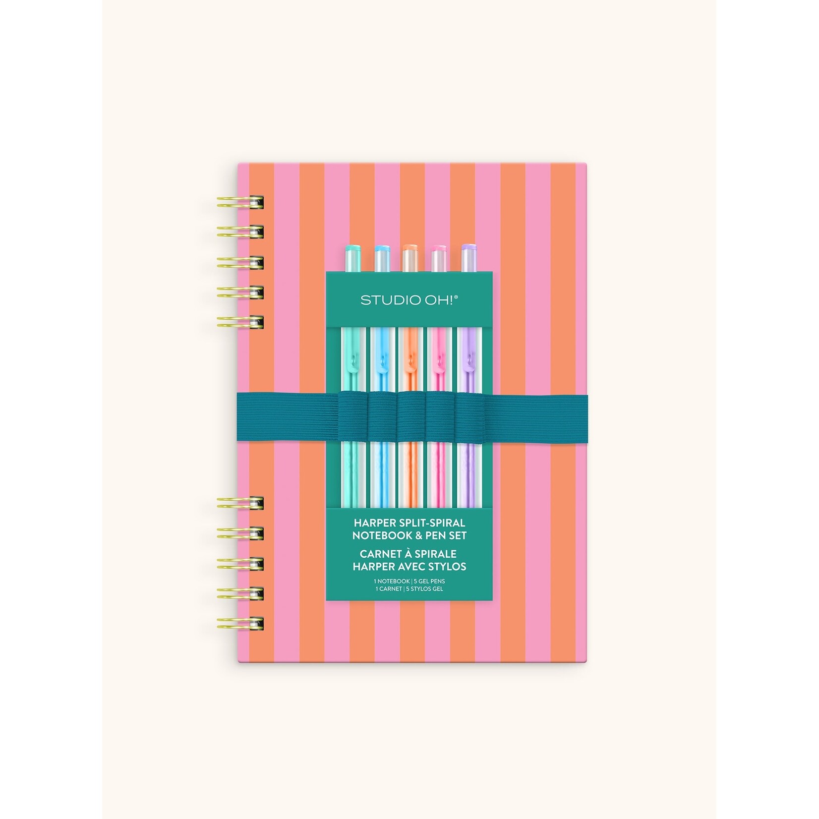 Studio Oh! Studio Oh! Harper Split-Spiral Notebook & Pen Set