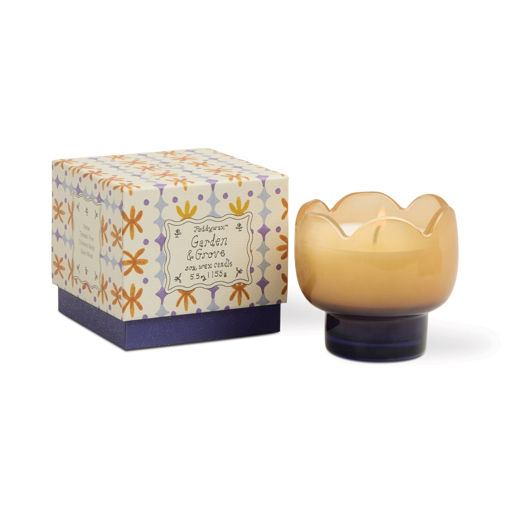 Paddywax Paddywax Tulip Glass Candle