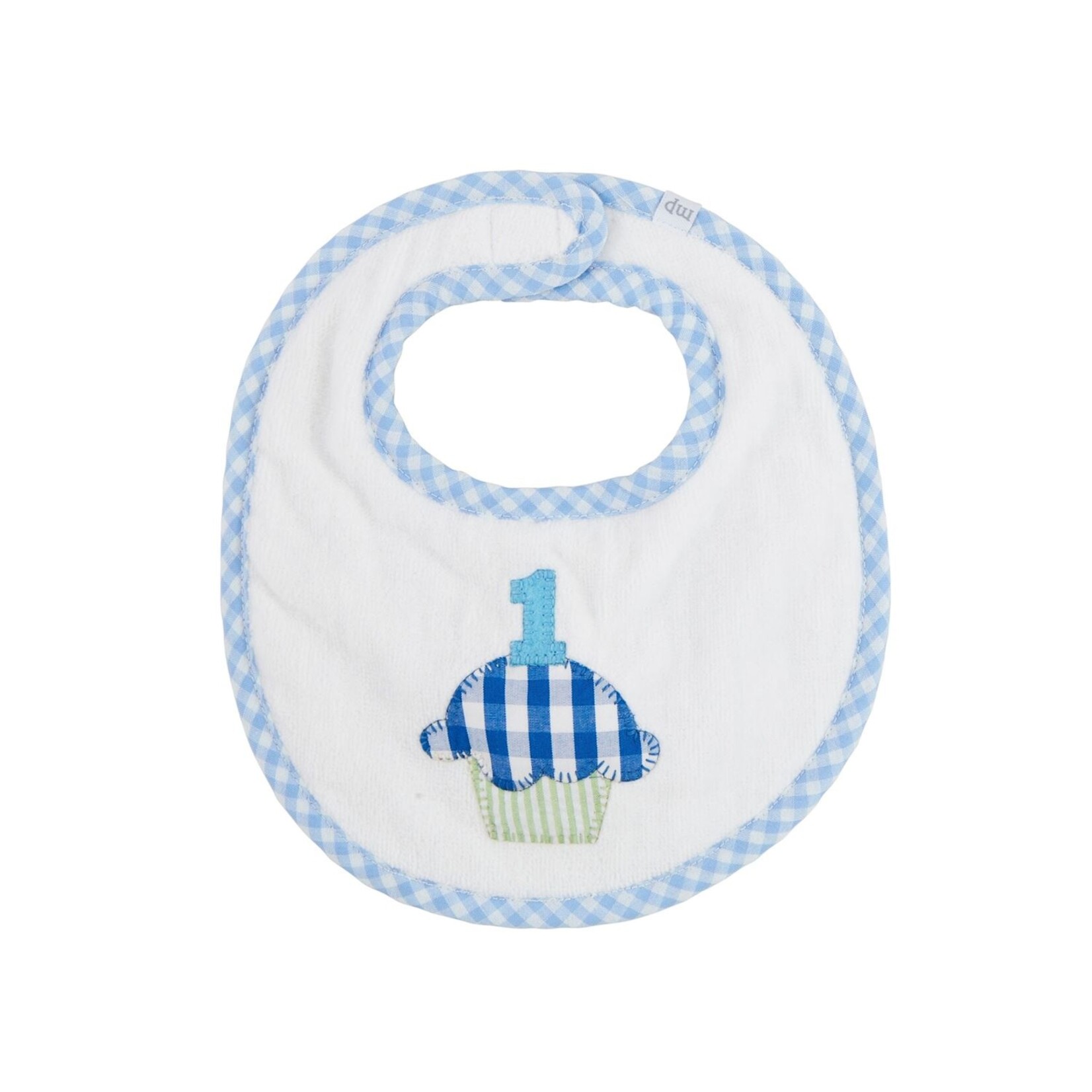 Mud Pie Blue Musical Birthday Bib