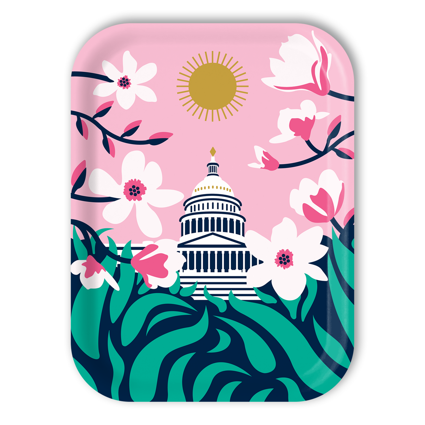 Trays4Us Capitol Magnolias 11"x8" Tray