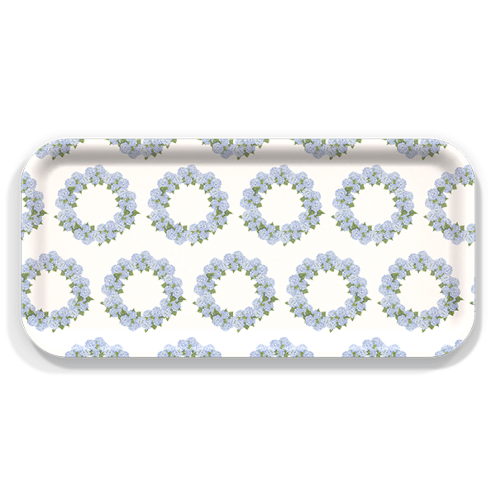 Trays4Us Hydrangea Wreath 11"x5" Tray