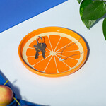 Kikkerland Orange Trinket Tray