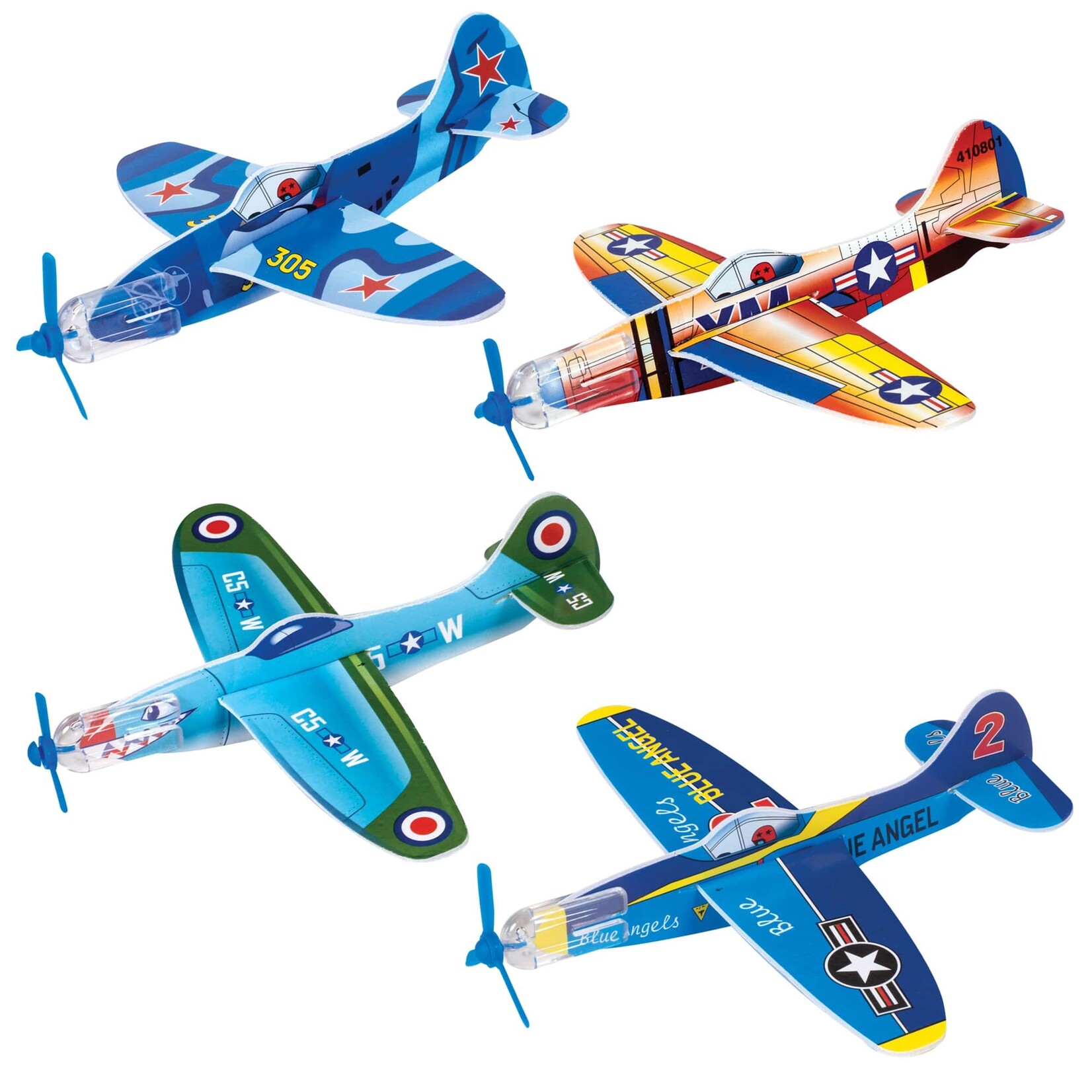 Schylling Inc Retro Glider 4 Pack
