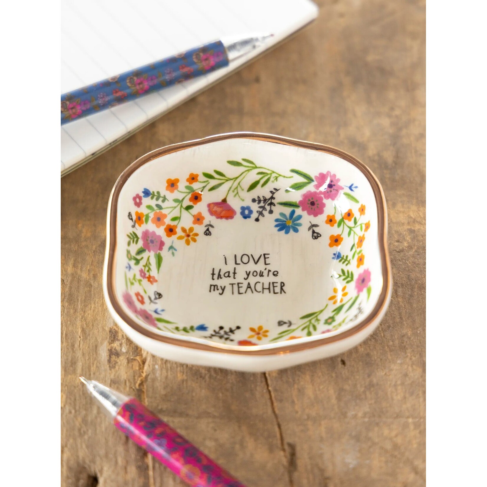 Natural Life Antique Trinket Bowl - Teacher