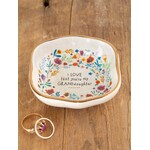 Natural Life Antique Trinket Bowl - Granddaughter