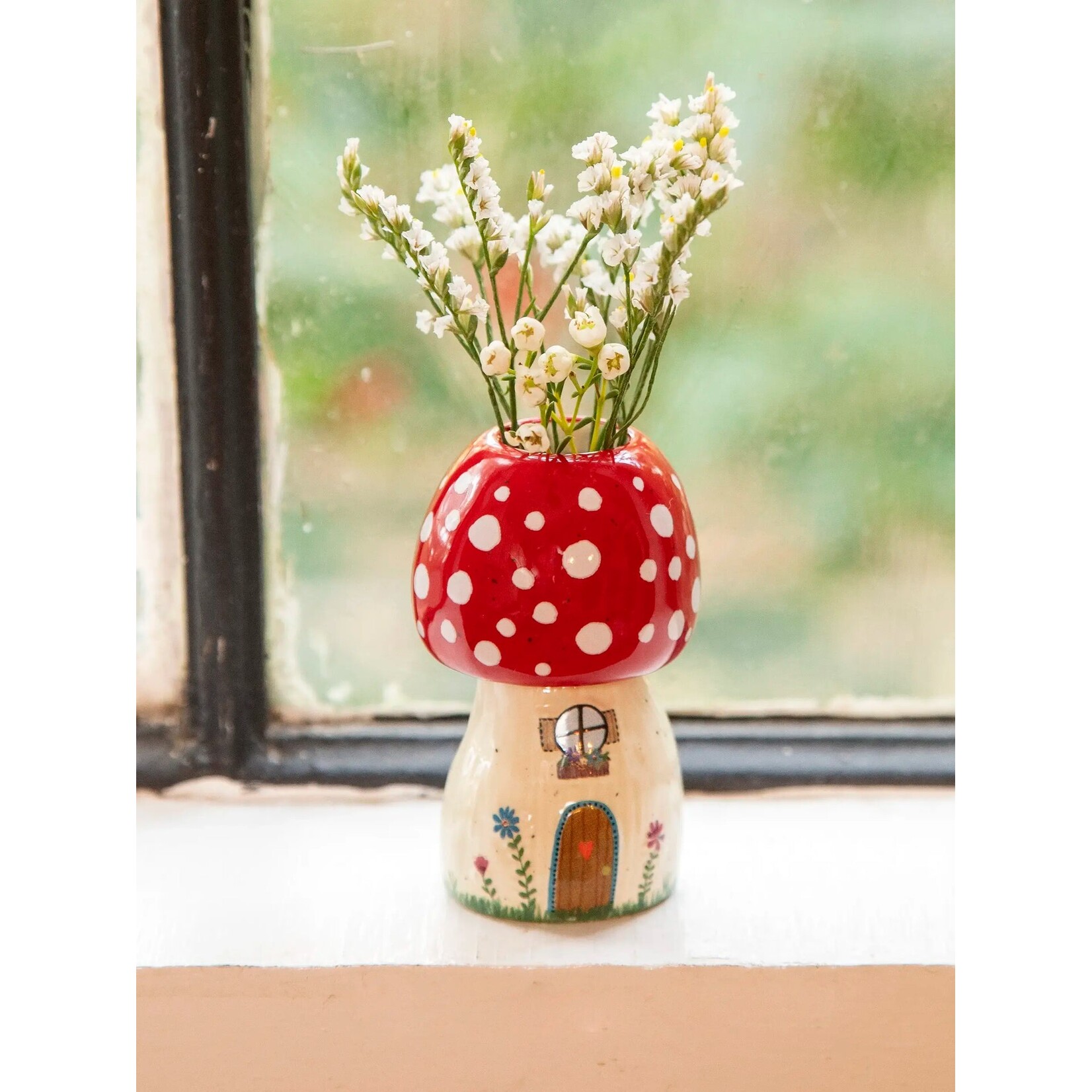 Natural Life Cutest Little Bud Vase Mushroom