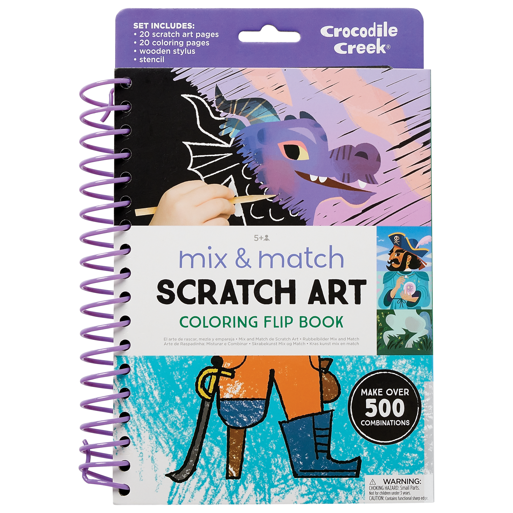 Crocodile Creek, LLC Scratch Art Flip Book