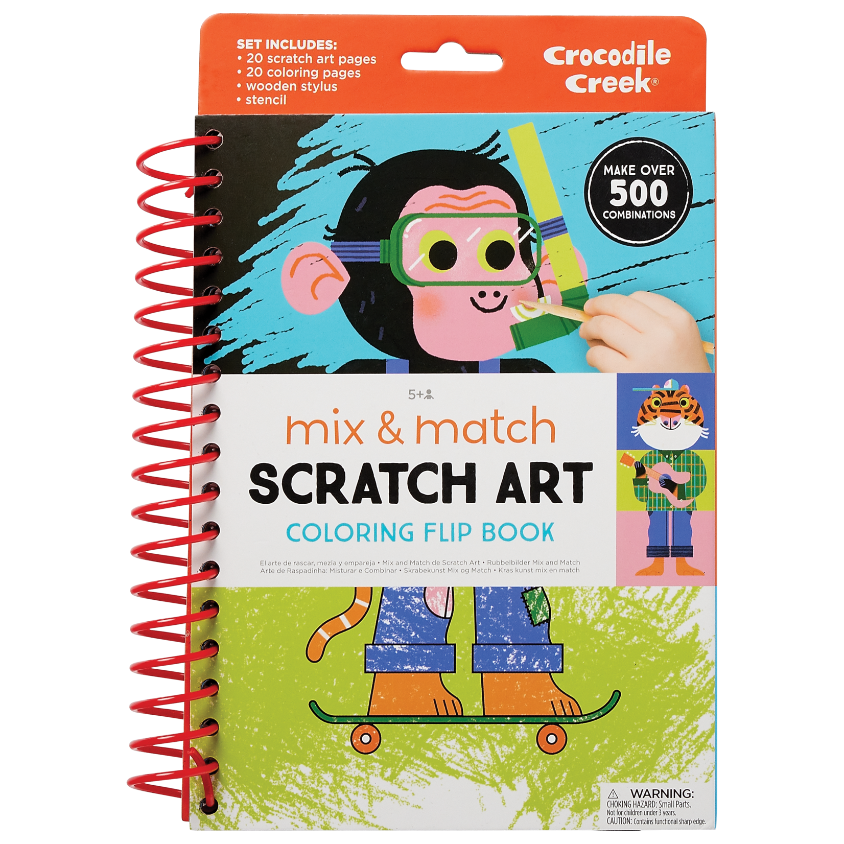 Crocodile Creek, LLC Scratch Art Flip Book